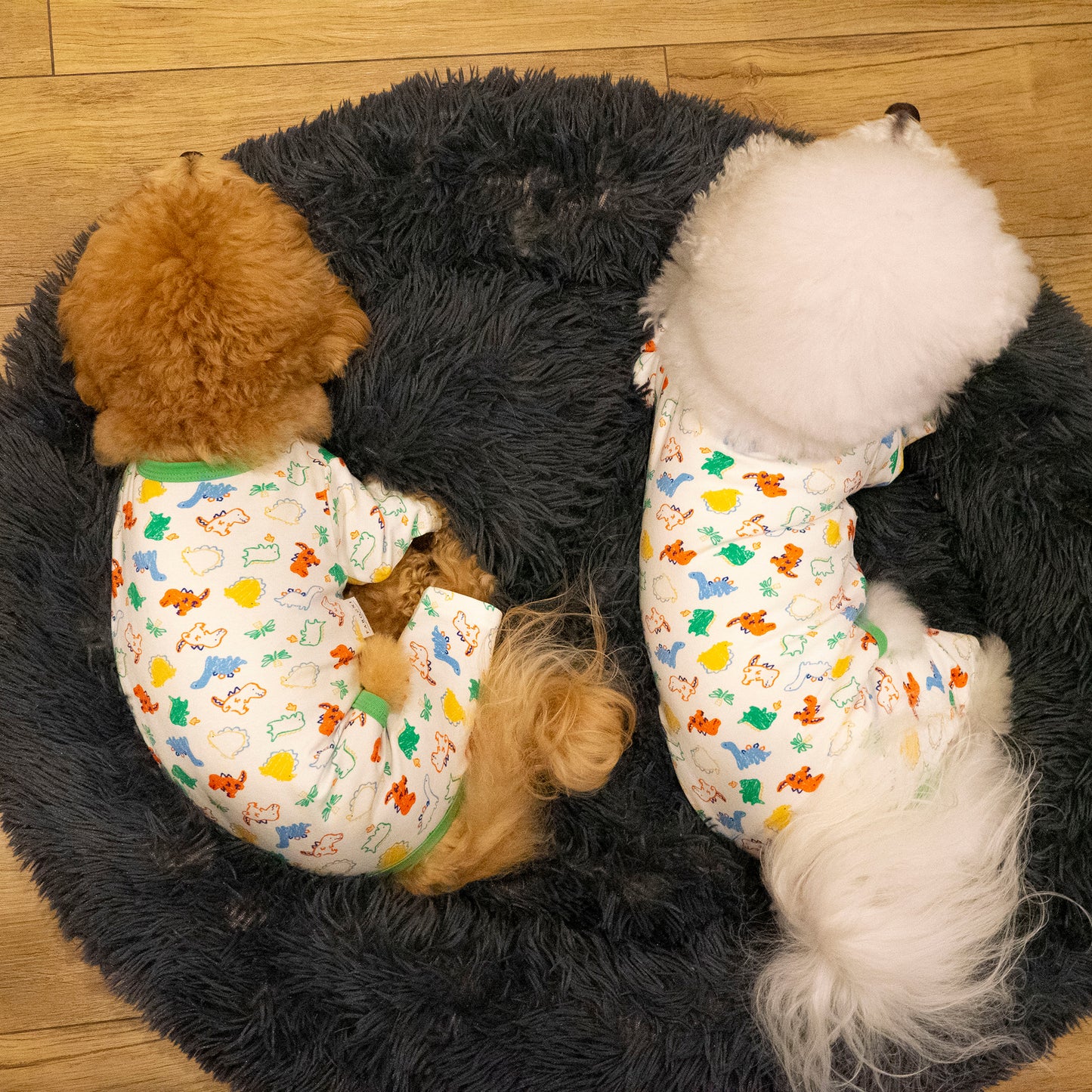 《WINTER SALE -30%》Cotton Rompers (dinosaur)