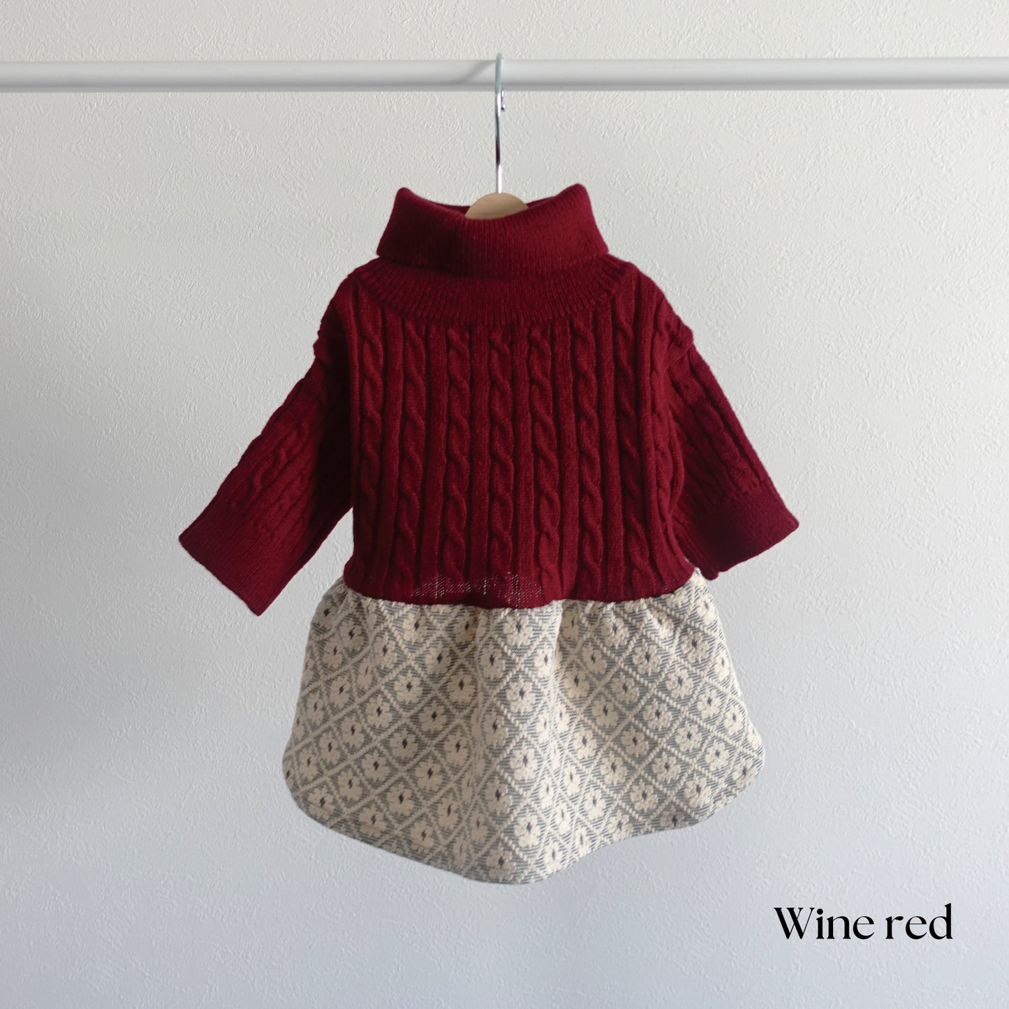 Flower Jacquard Dress