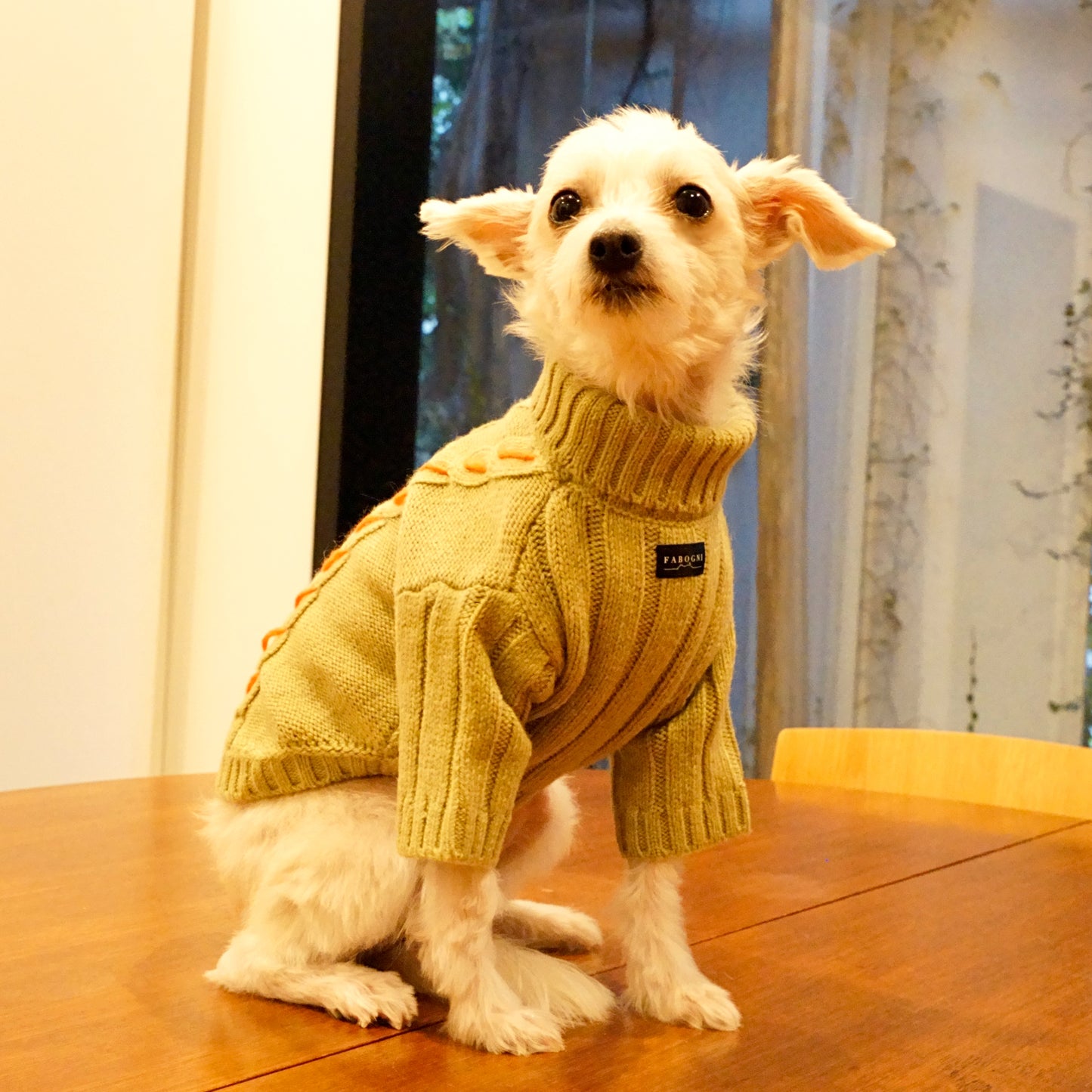 Cable Knit Sweater - Blue