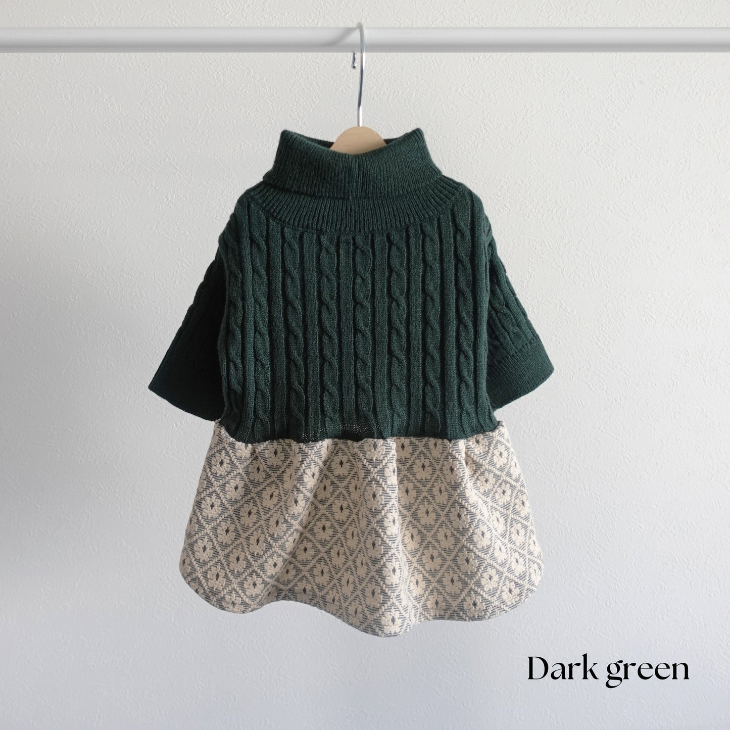 Flower Jacquard Dress