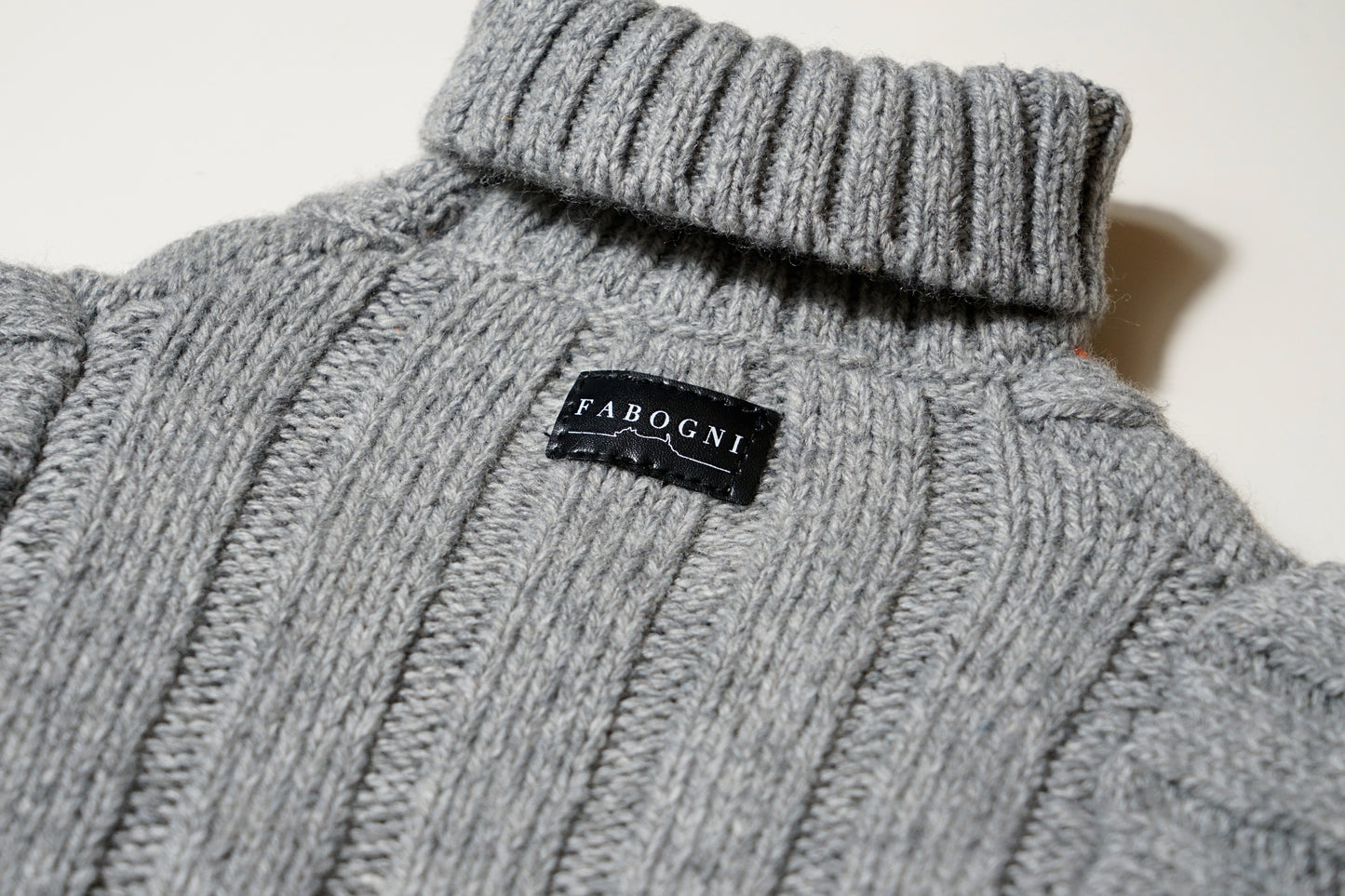 Cable Knit Sweater - Gray