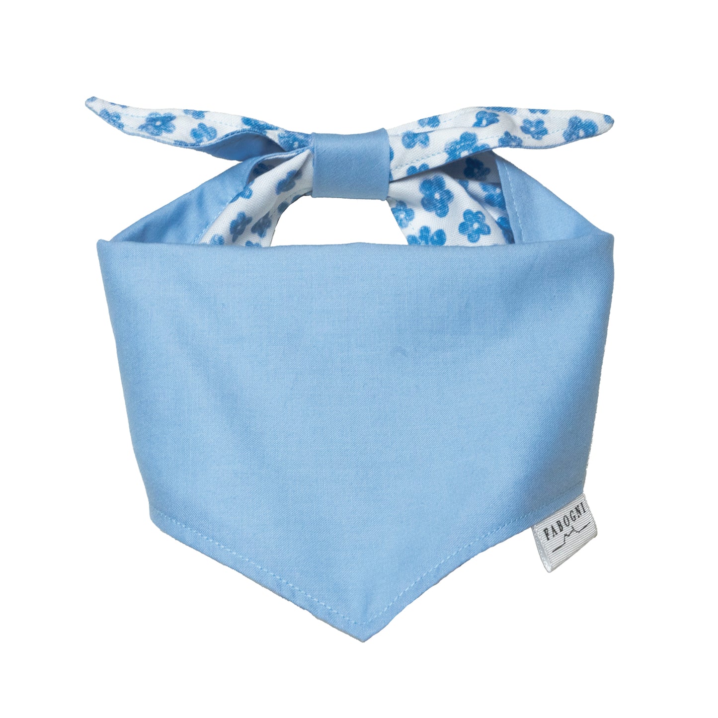 Blue Flower Bandana