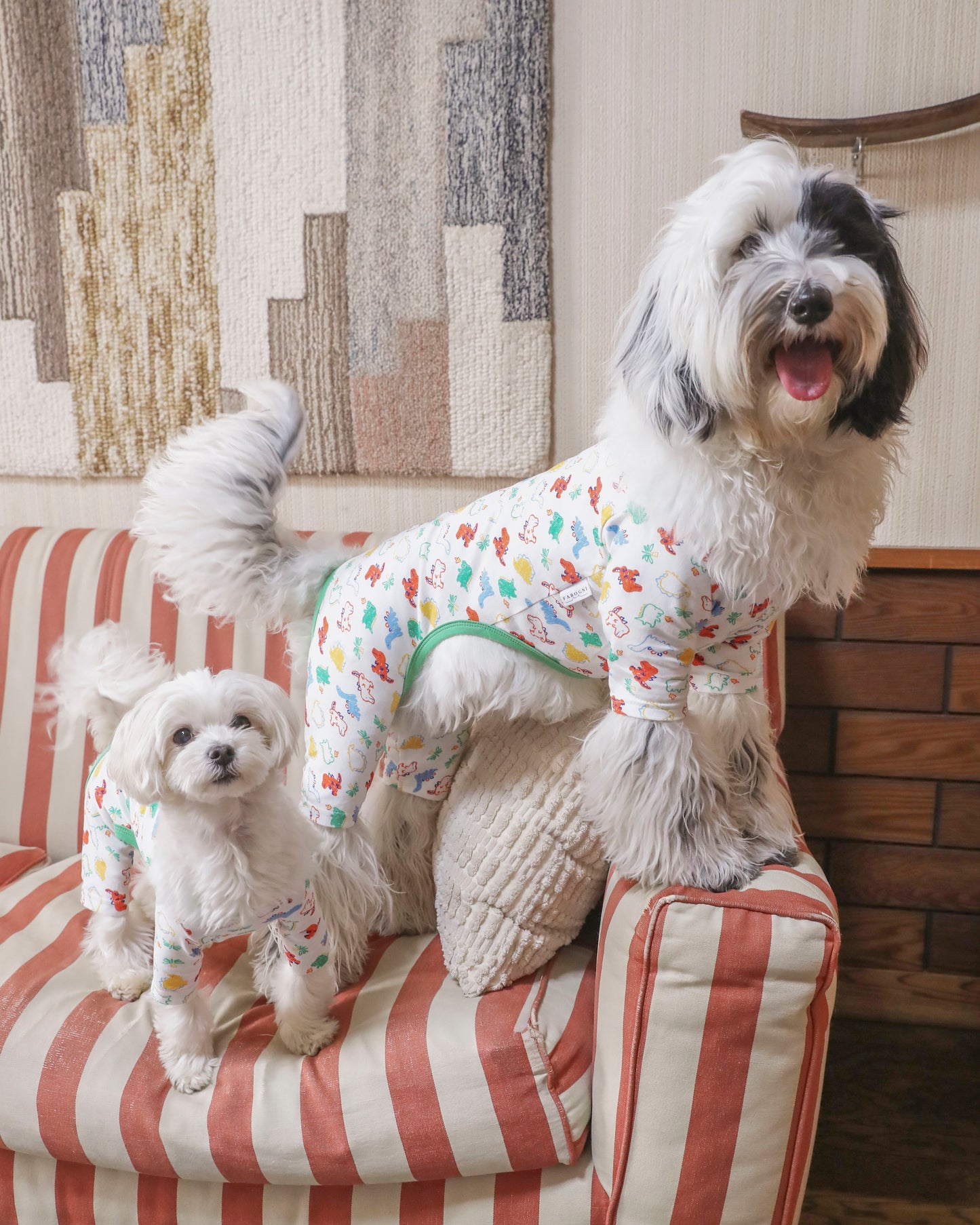 Cotton Rompers (dinosaur)