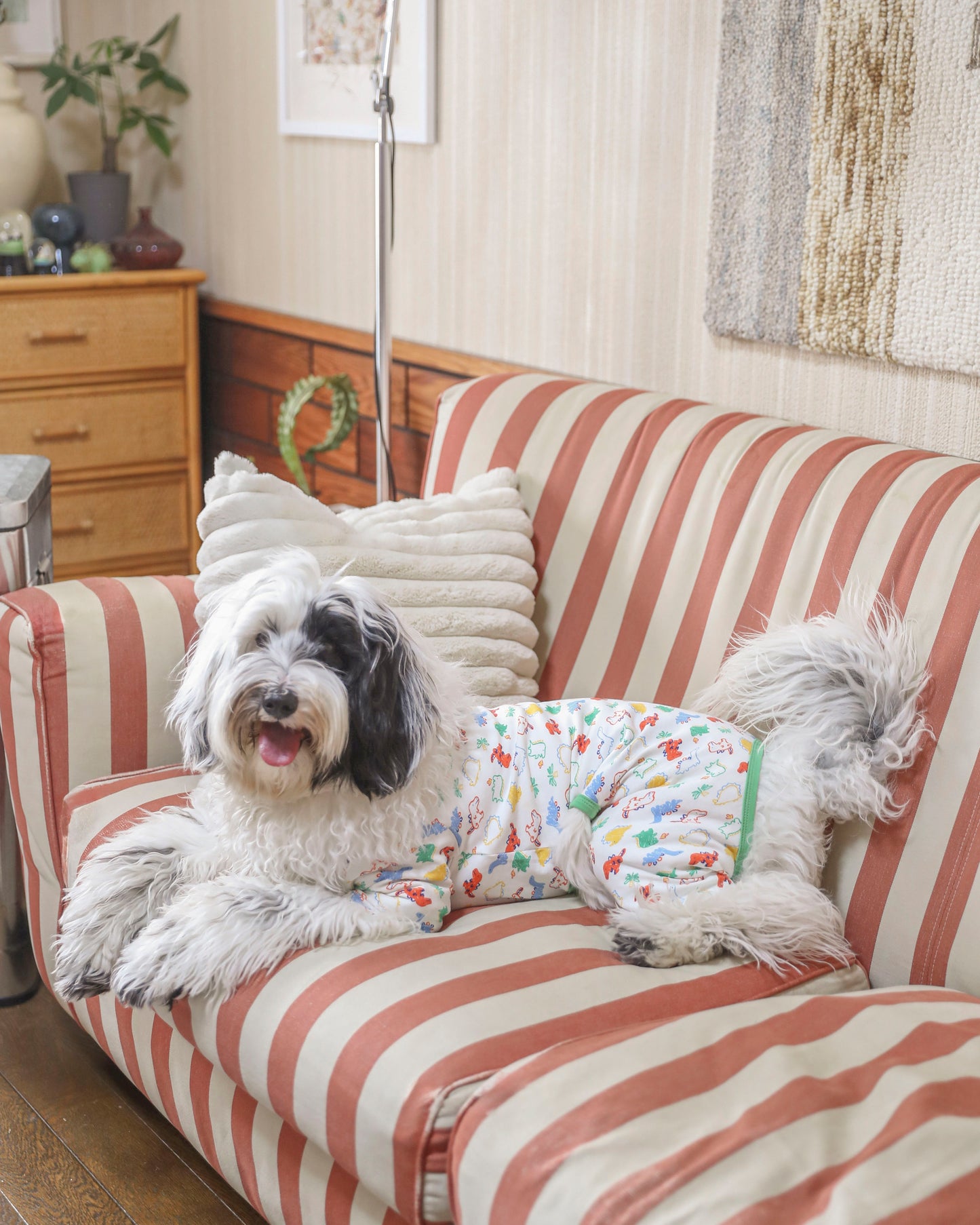 Cotton Rompers (dinosaur)