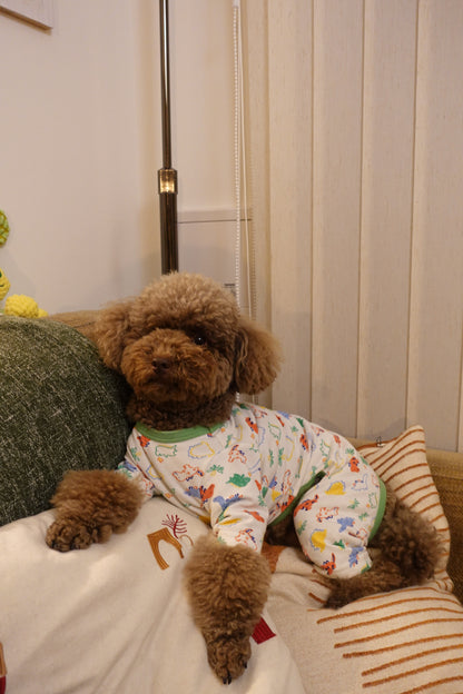 Cotton Rompers (dinosaur)