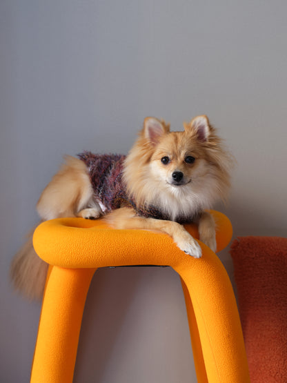 Shaggy Knit - Wine red