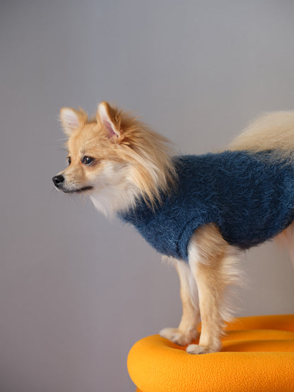 Shaggy Knit - Blue