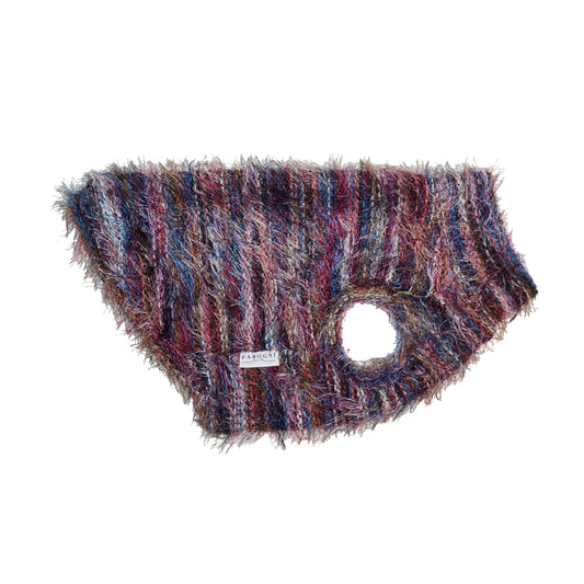 Shaggy Knit - Wine red